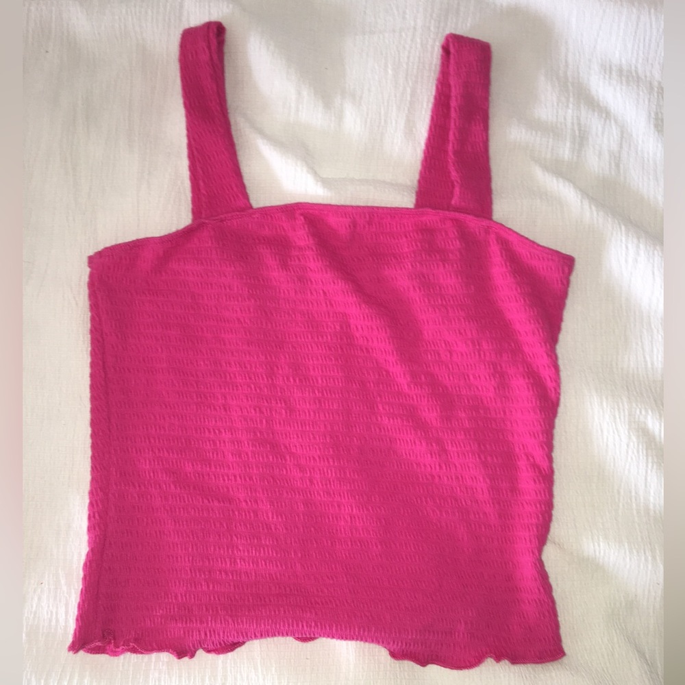 Pink crop